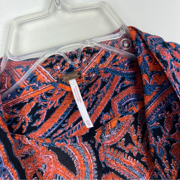 Free People Half Moon Kimono Boho Duster - Picture 3 of 6